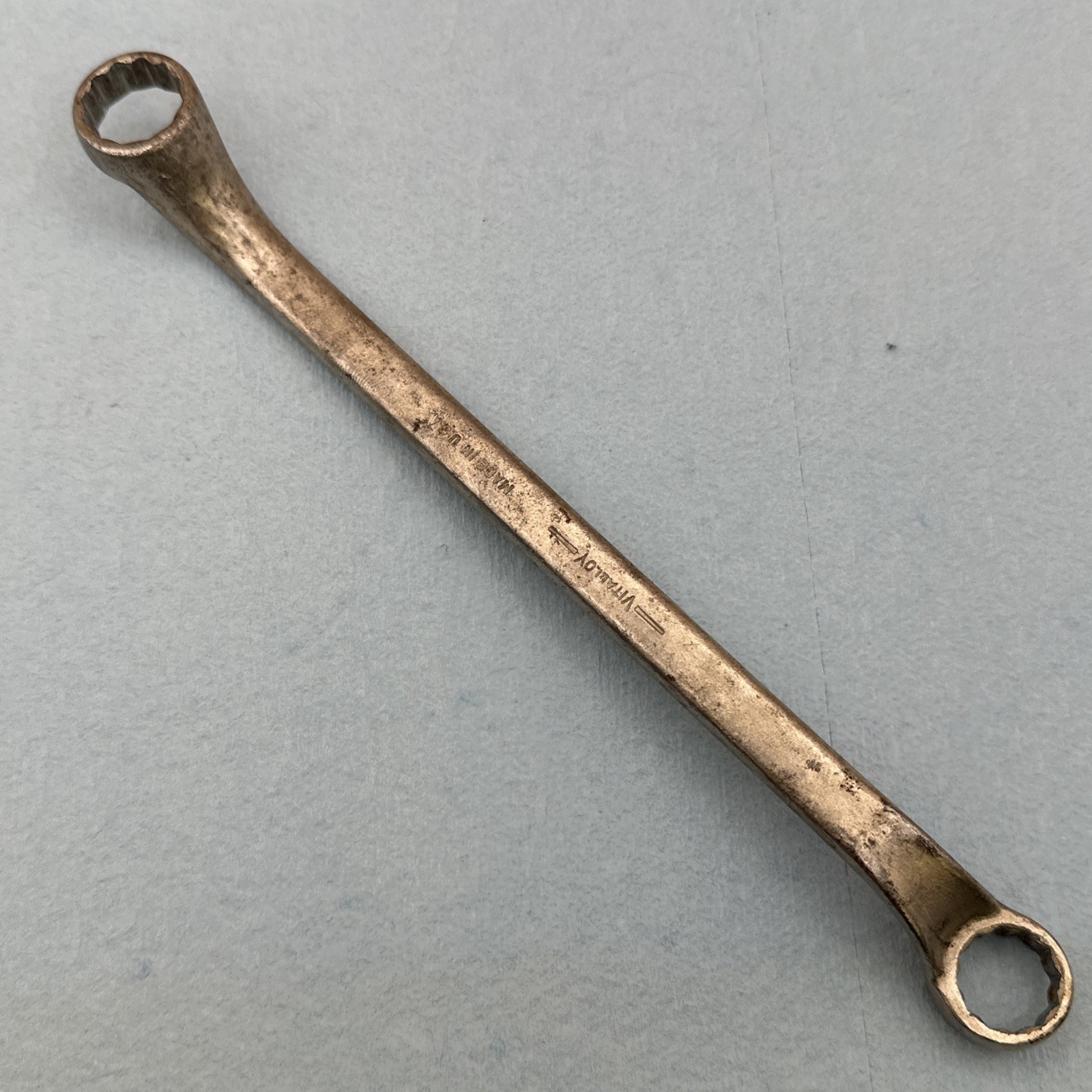 Vintage Billings Vitalloy 5/8” X 9/16” 12 Point Double Box Wrench 8727 USA