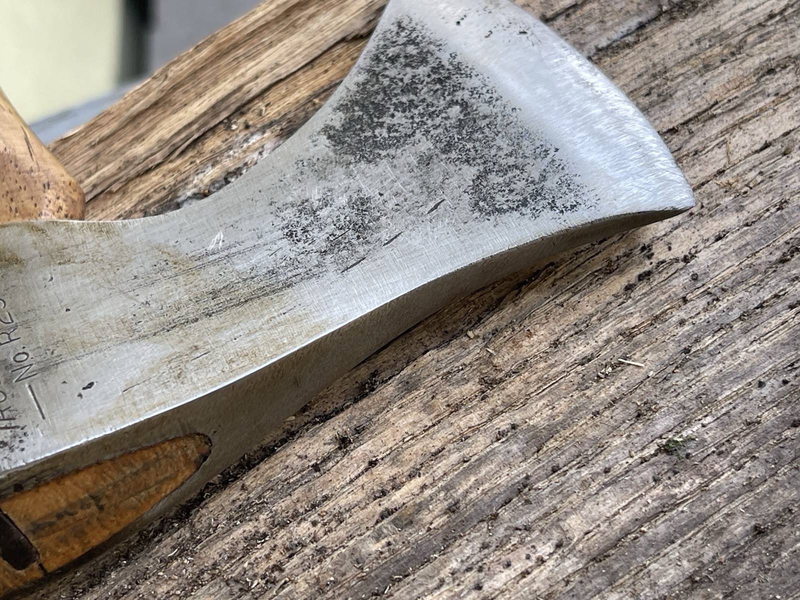 Vintage Re-Shaped True Temper R2-S Carpenters Hatchet Axe Tomahawk Reworked