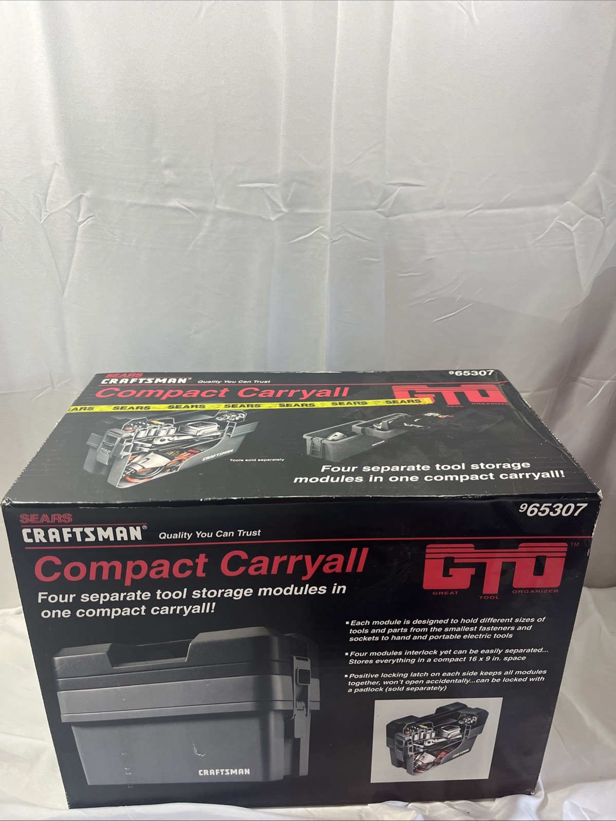 Vintage Sears Craftsman GTO Compact Carryall Tool Box Organizer 965307 Made USA