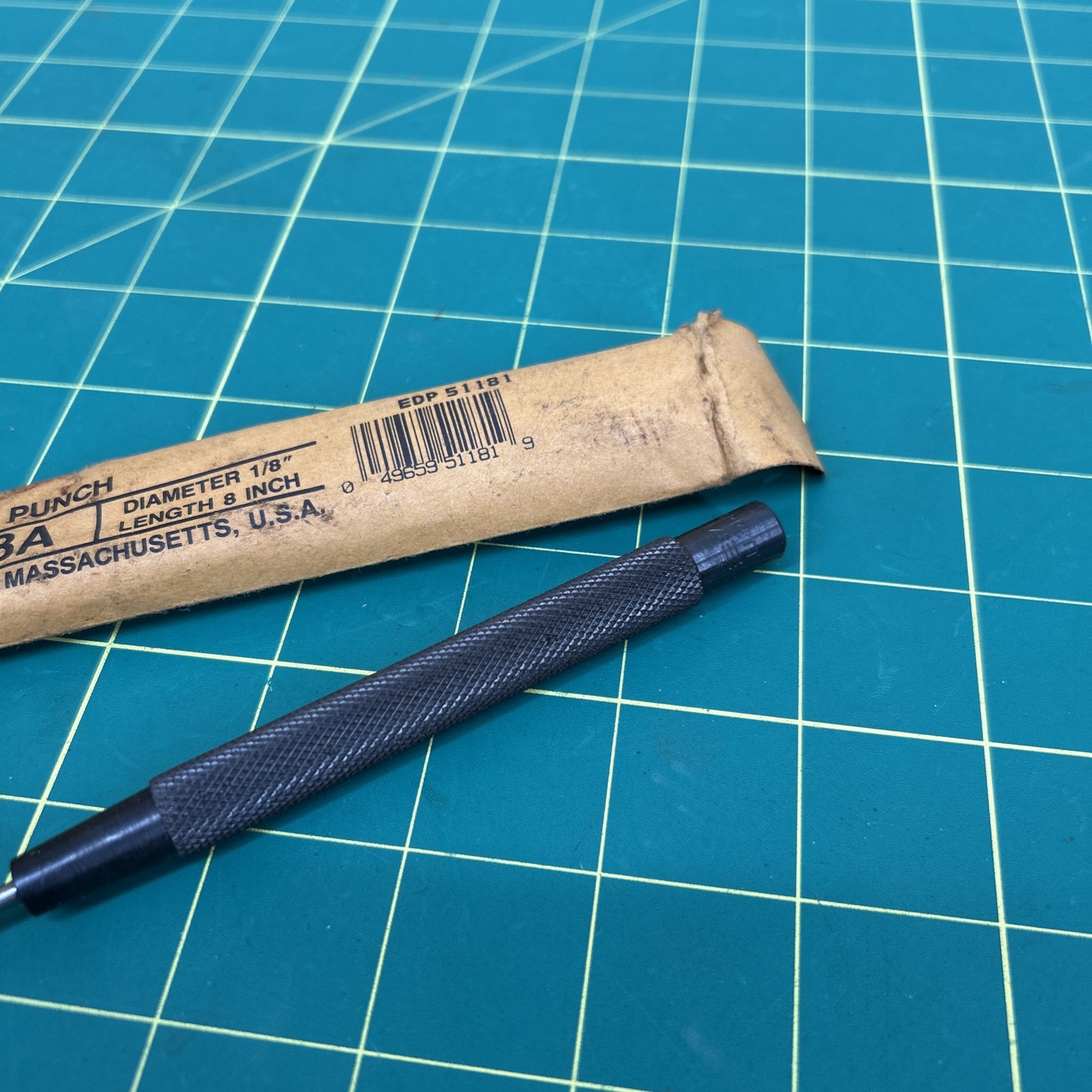 Starrett 248A Drive Pin Punch 1/8″-3mm 8 Inch In Package