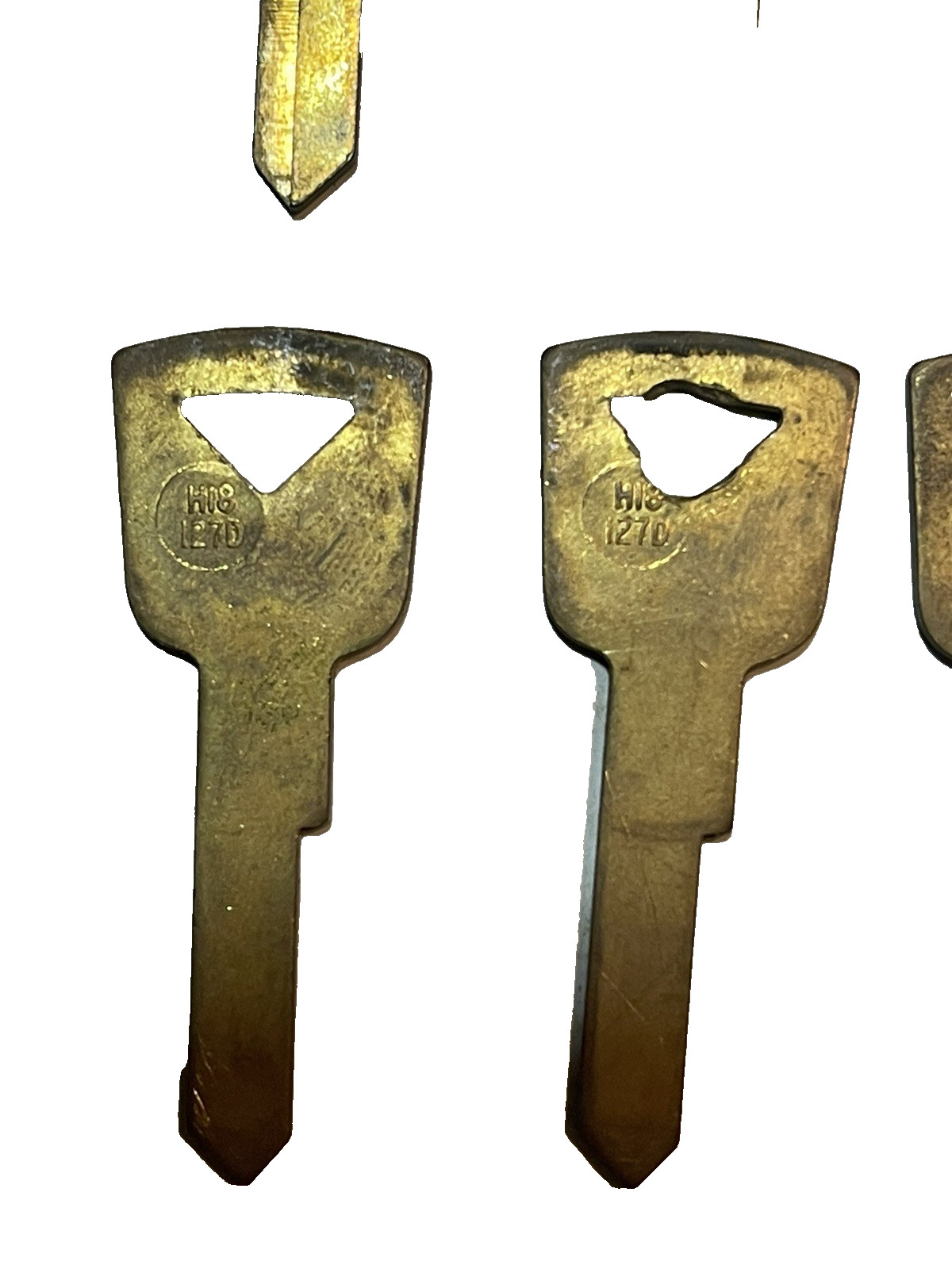 6 STAR HFD3 Key Blank Blanks NOS Brass USA FORD Lincoln MERCURY 1950’s 1960’s