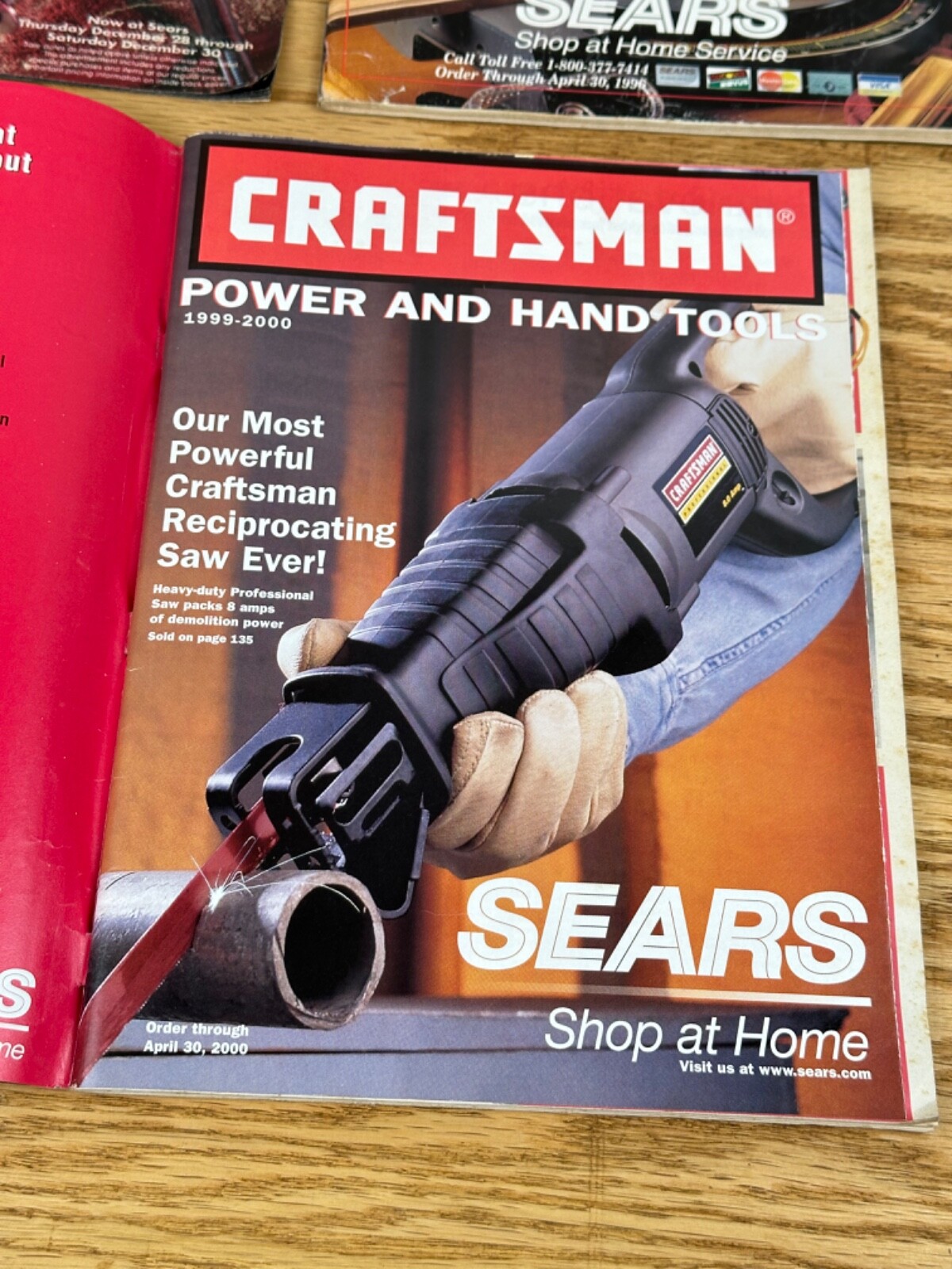 Lot of 4 Vintage Catalogs Sears Roebuck Craftsman 1973 1974 1995 1996 2000