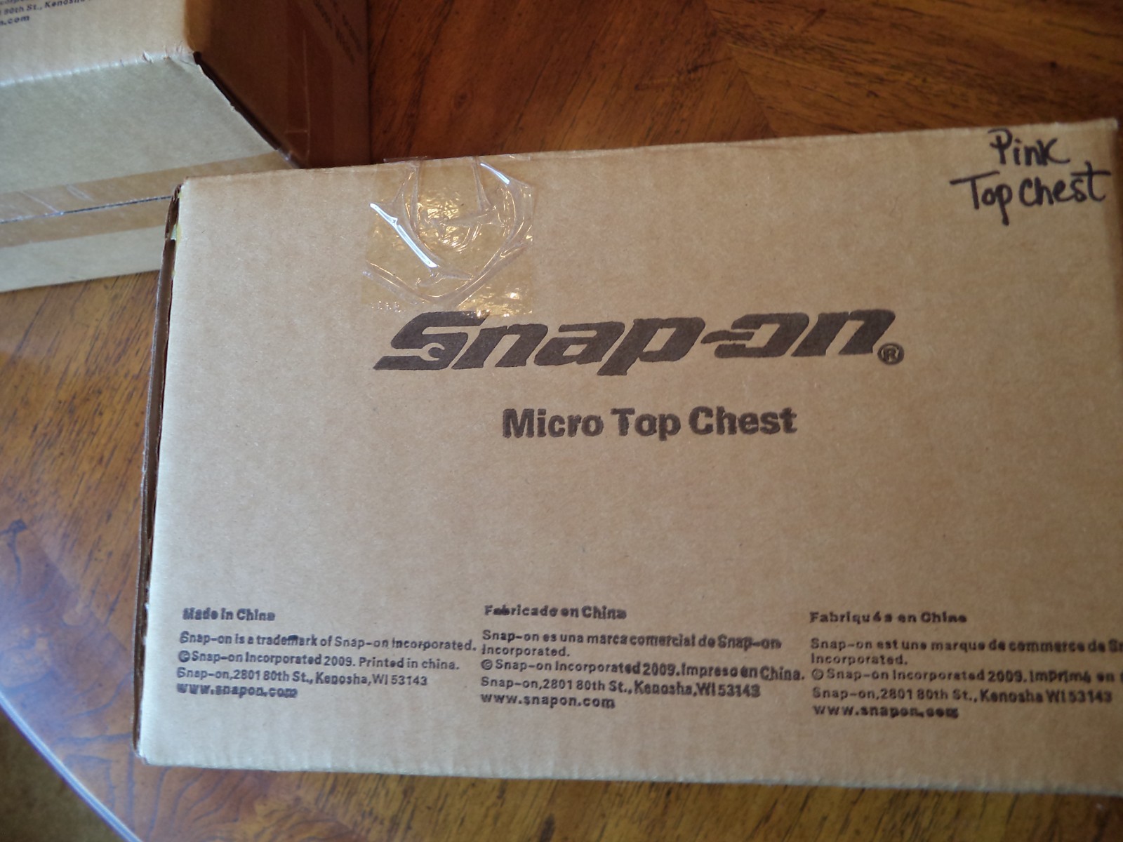 Snap-On – Micro Roll Cab BOTTOM & TOP chest “SET” Mini Tool Box Pink. Brand NEW