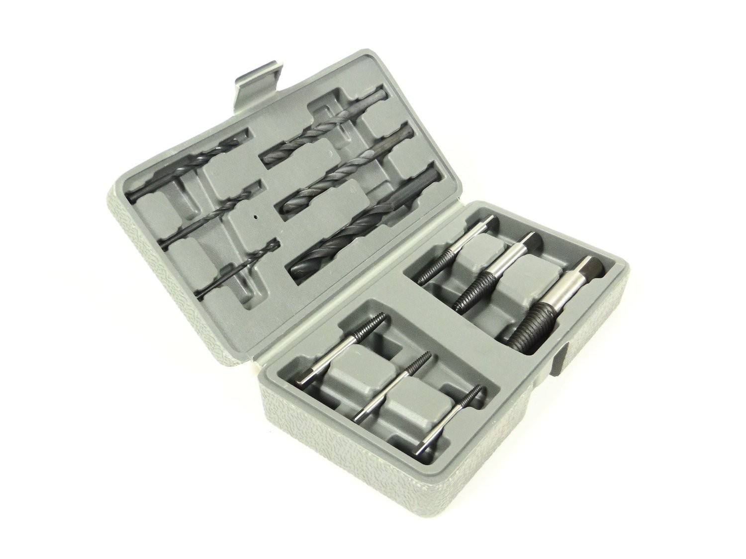 12-Piece Easy Out Screw Extractor Kit, Small to Large Screw Remover Set w/ Case