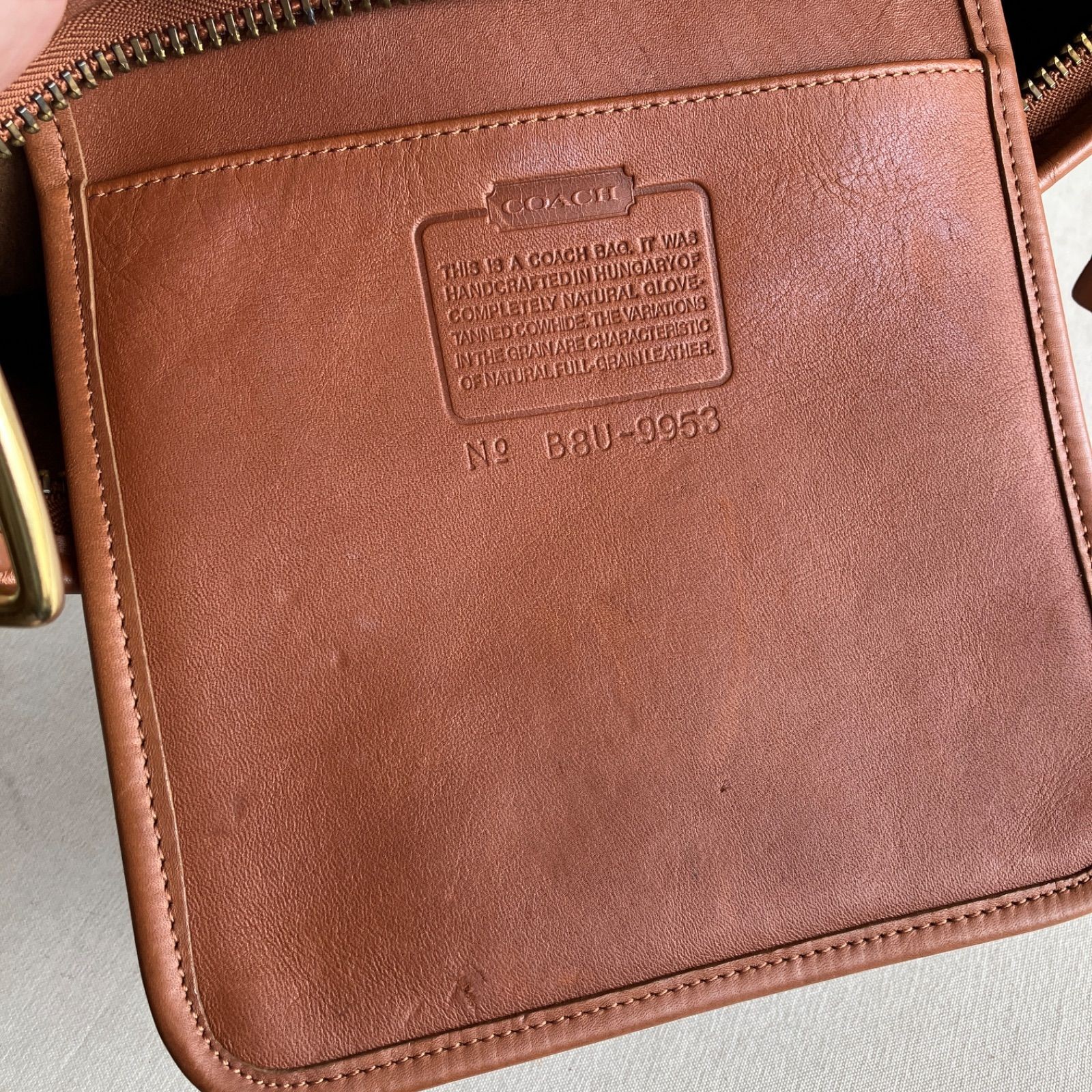Vintage Coach Bucket Bag Helen’s Legacy M Brown Leather Used