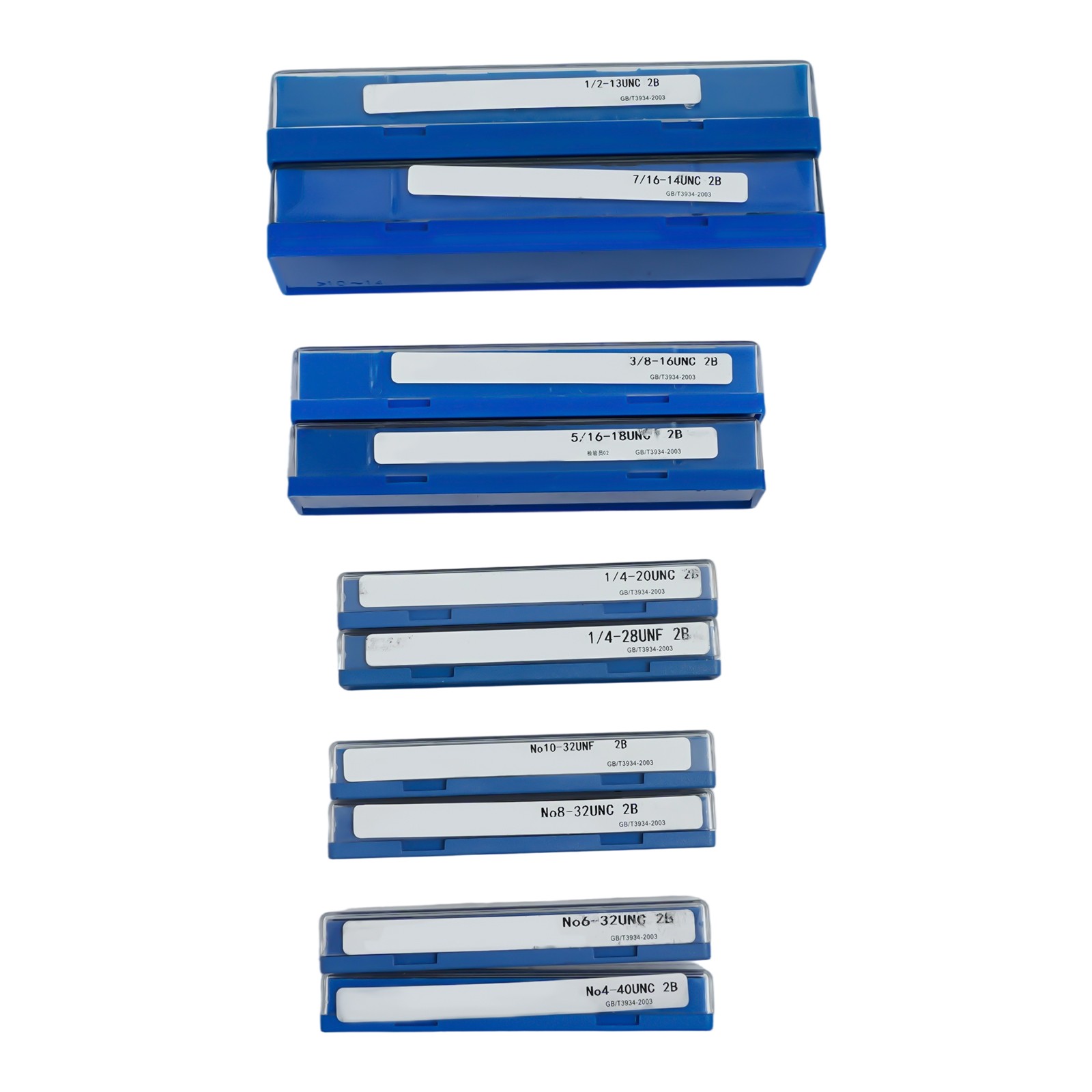10 Pcs American Thread Plug Gage Gauge Set Double End Go And No Go H28 SKD11