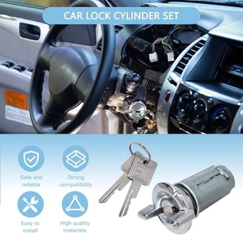 Updated Ignition/Doors/Trunk Lock Key Cylinder Set 607893 + 608307 + 605533