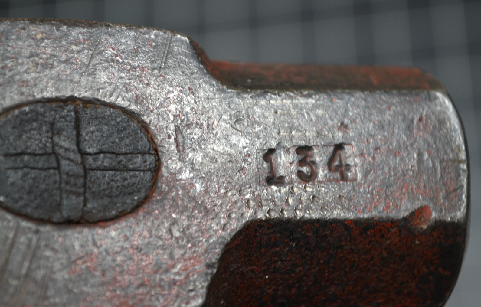 KLEIN & LOGAN – 2 1/2# – DOUBLE FACED ENGINEERS HAMMER – ORIGINAL HANDLE