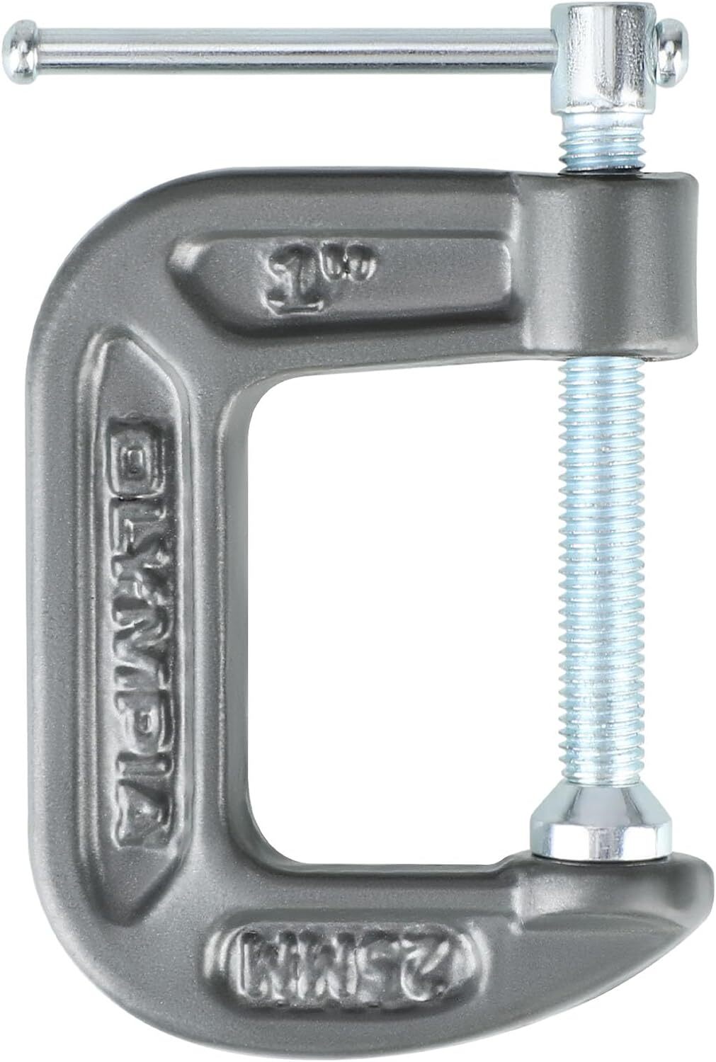 Olympia Tools C-Clamp, 38-110, (1 X 1) Inches 1-Inch x 1-Inch