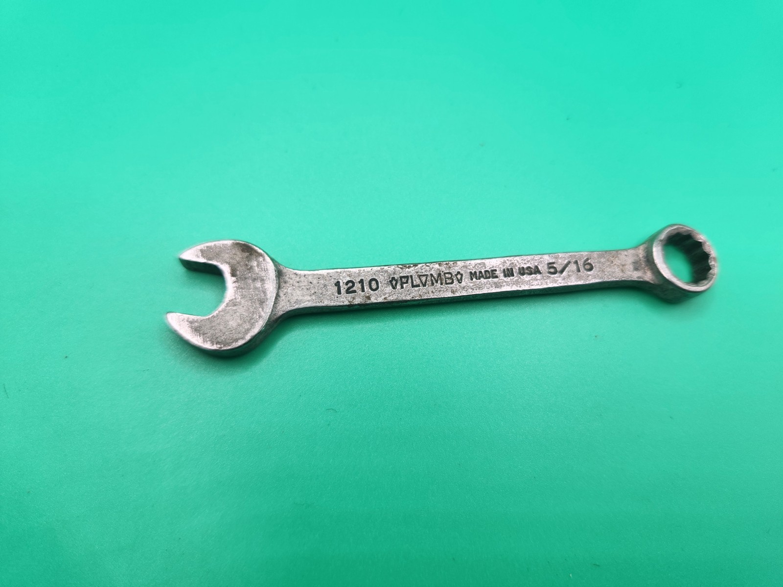 Vintage Plomb Tools 1210 5/16″ Combination Wrench Plumb Plvmb USA