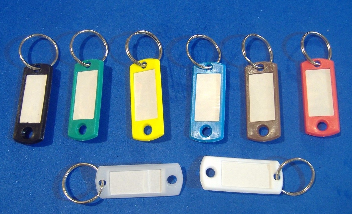 8 PIECE COLOR KEY IDENTIFIERS LABEL ID TAGS LUGGAGE IDENTIFICATION