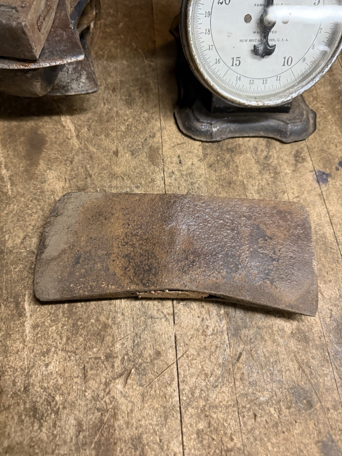Vintage Rare Early 3-1/2 Lb Double Bit Axe Head Tool Unknown Unmarked Maine USA