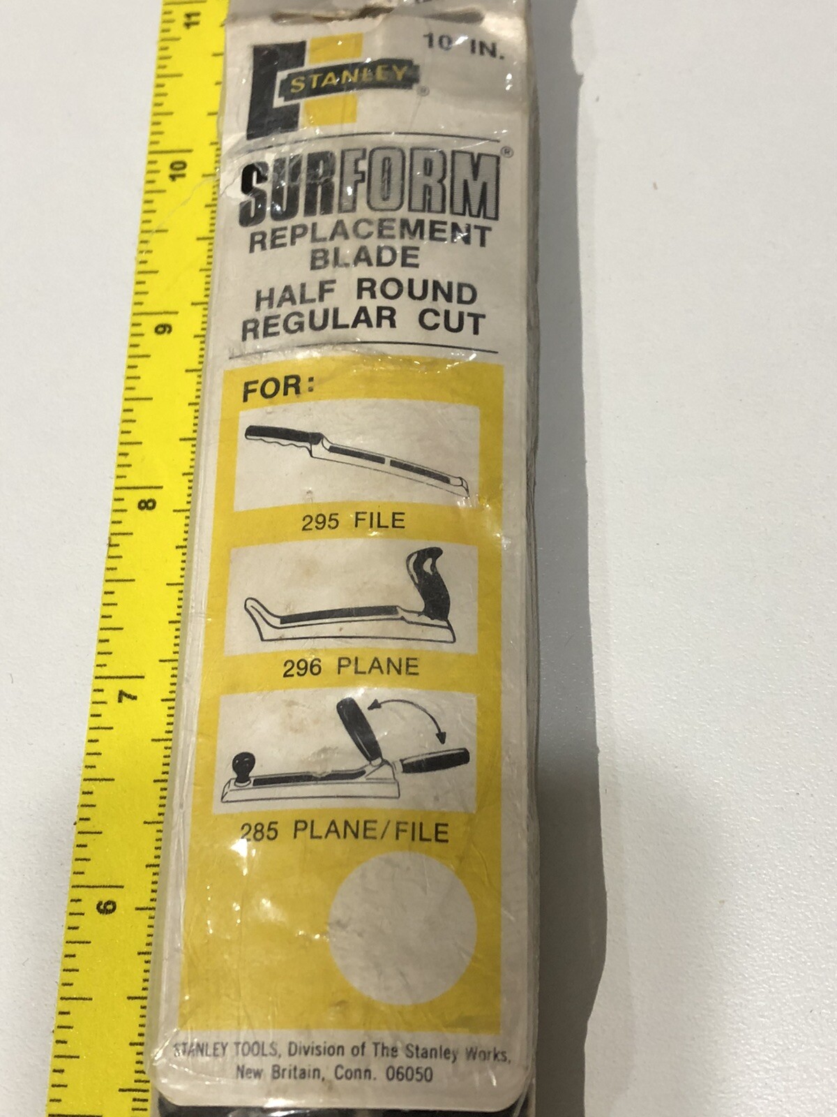 NOS Stanley Surform Half Round Blade No.21-299 10″ Cutter Fits the 295 & 296 OLD