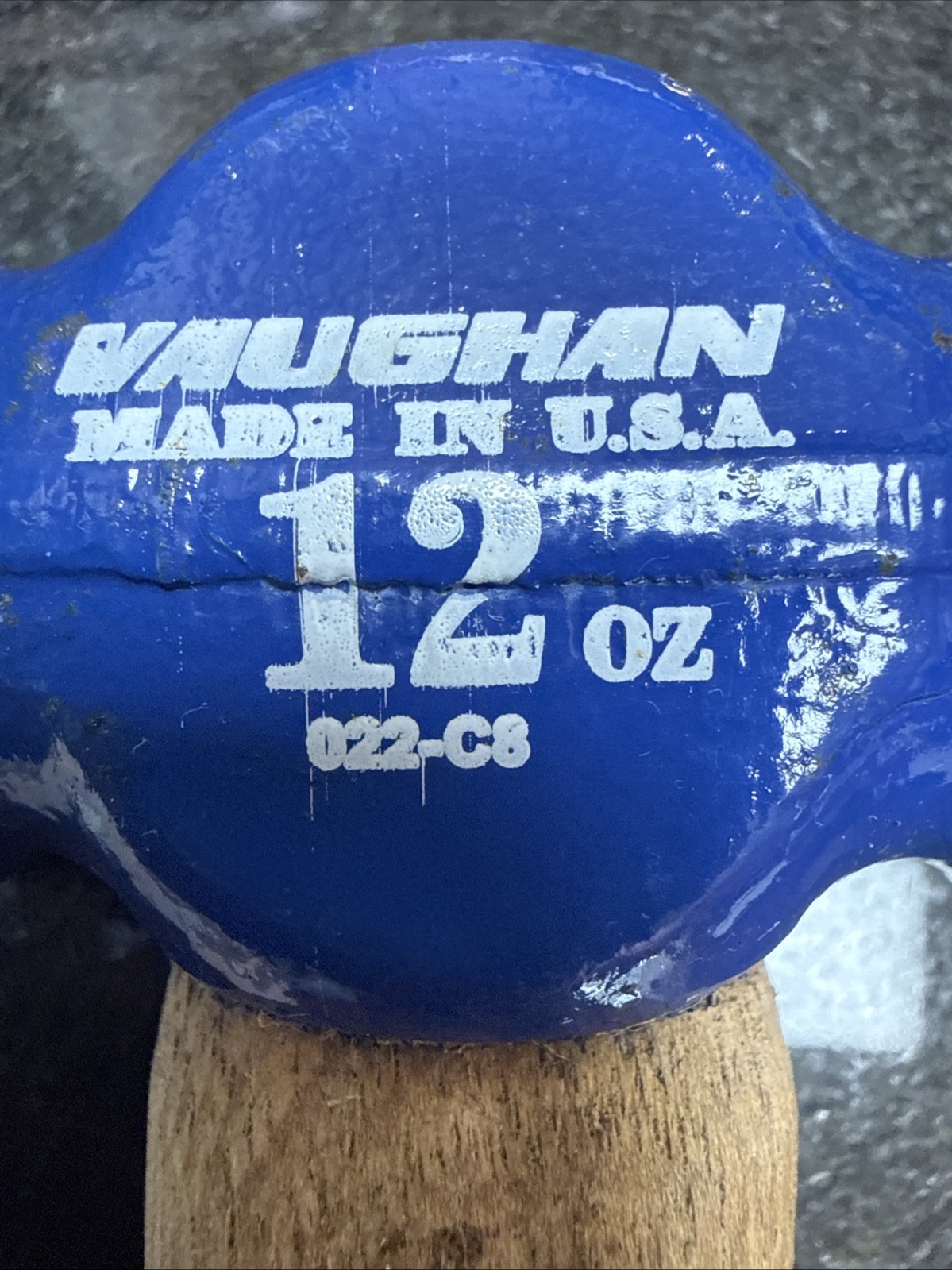 Vintage Vaughan 12 oz. Soft Rubber Tip Hammer Mallet Made in USA No. SF12