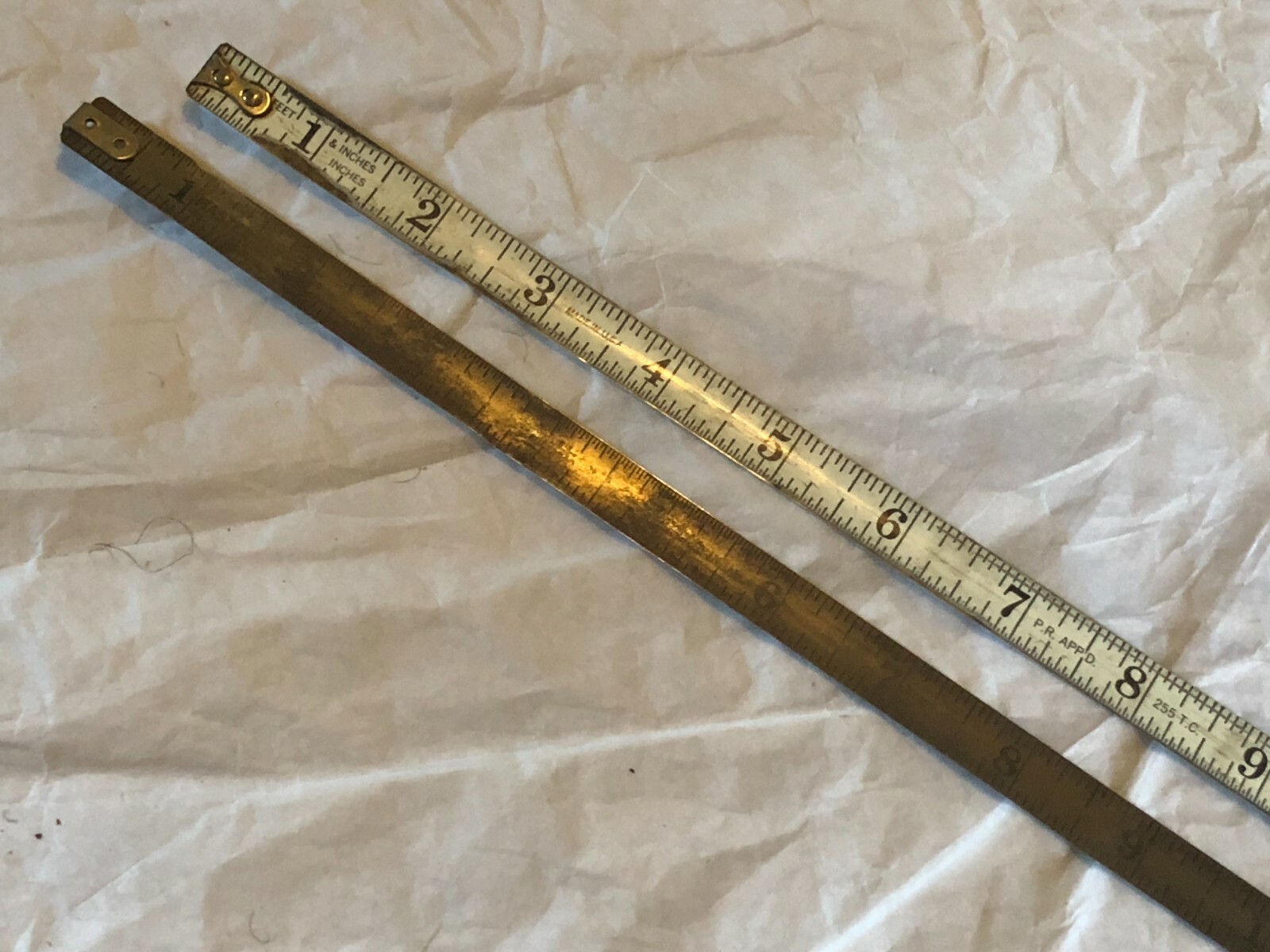 2 Vintage 1 Tuffboy Master No. 306-6FT Tape Measures & 1 Flash Mfg Precision 6ft
