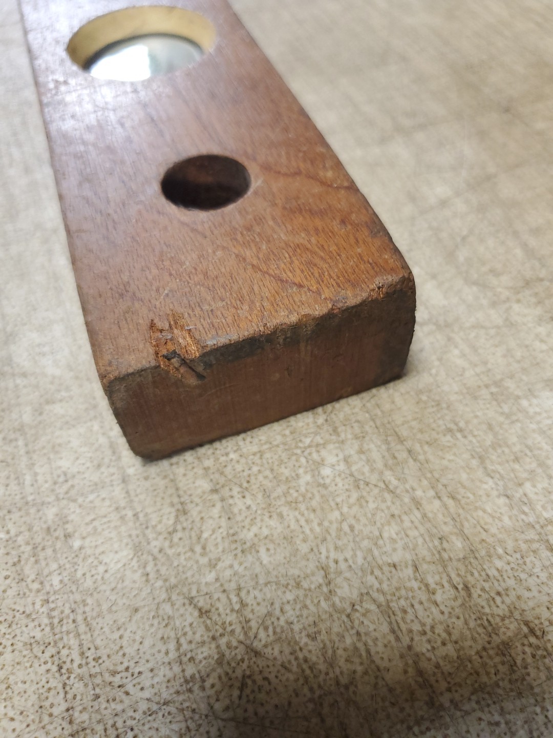 Vintage 24″ LEVEL PORT AUSTIN LEVEL & Tool 3-Bubble Wood 118T24