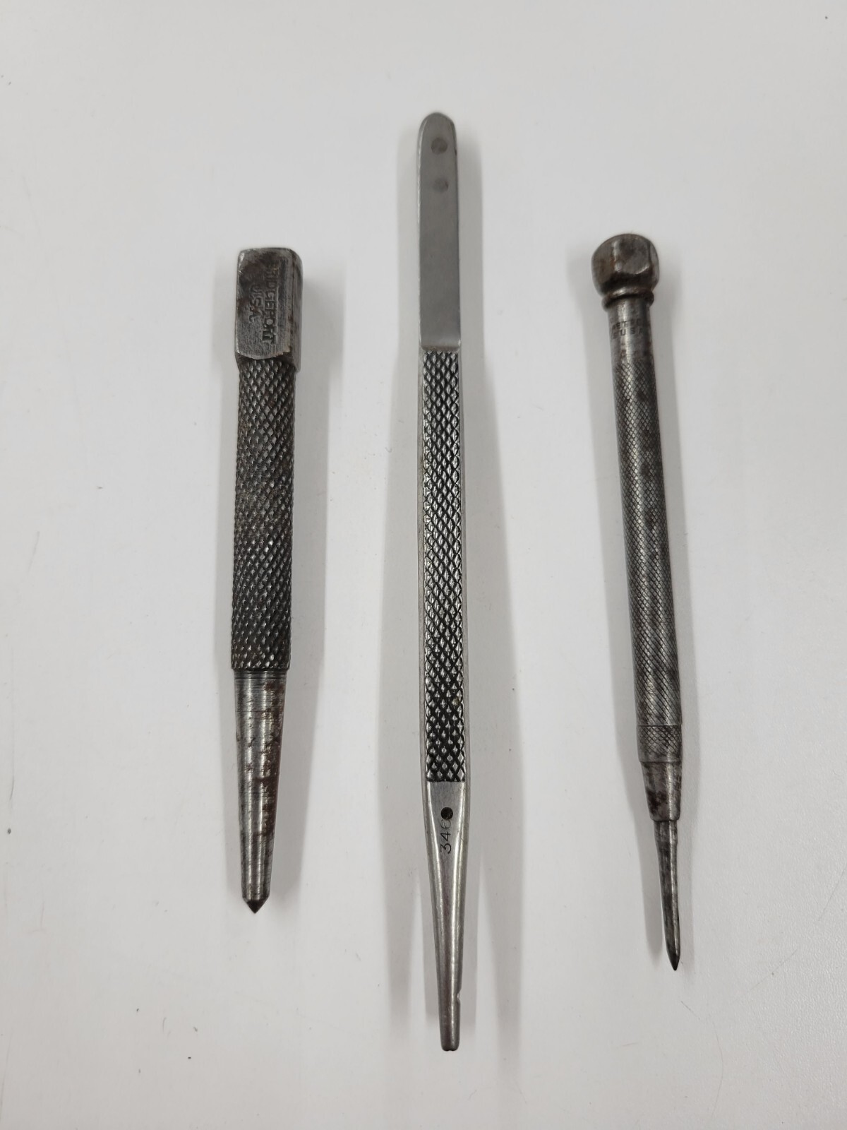 Vintage Punch And Tweezer Made In USA – Assorted Brands – Set Of Three Tools