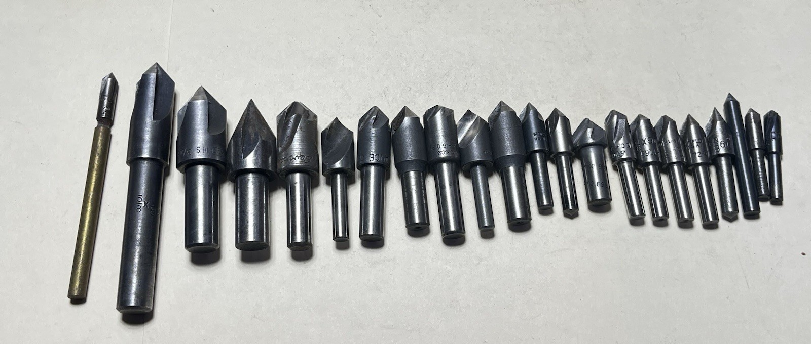 22 Used Machinist Countersinks