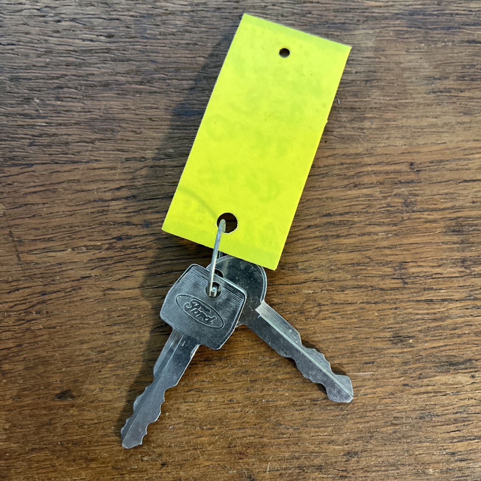 Vintage Set of Automotive Key Set of 2 1985 Ford Crown Victoria