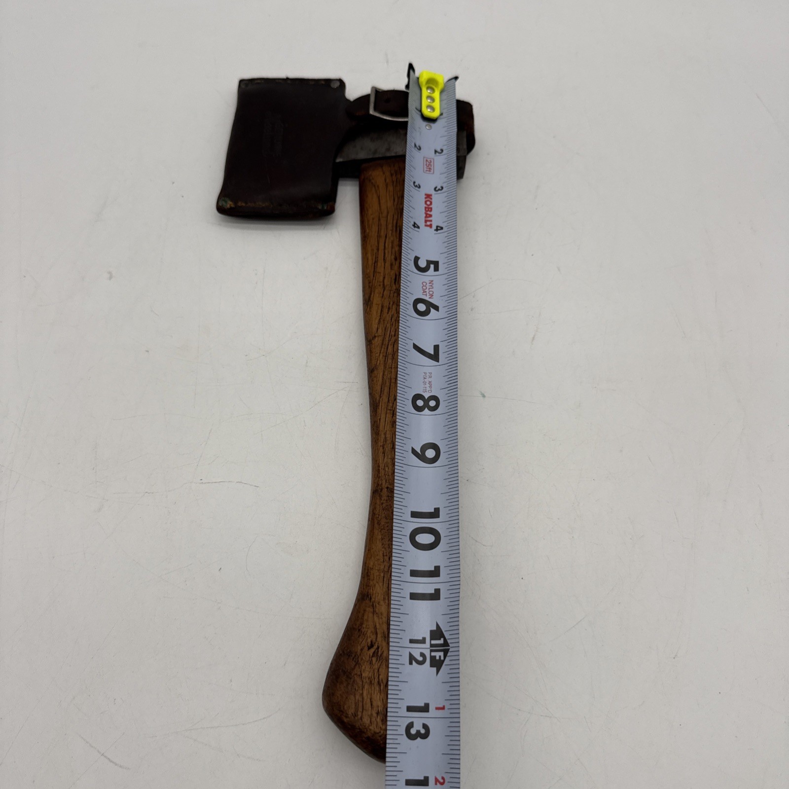 Vtg Norlund Voyageur Hudson Bay Axe Hatchet Original Handle Leather Cover 13”