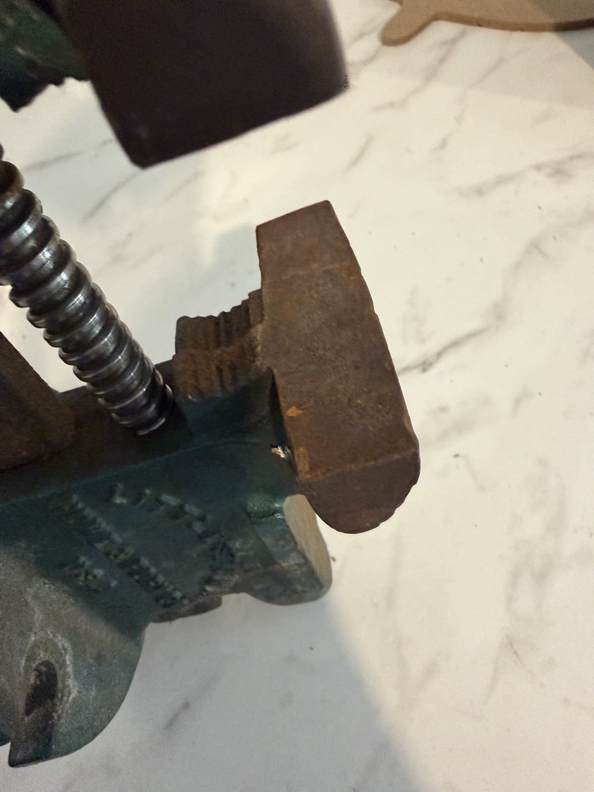 Vintage Littlestown Swivel Bench Vise 3″ Jaw No. 900