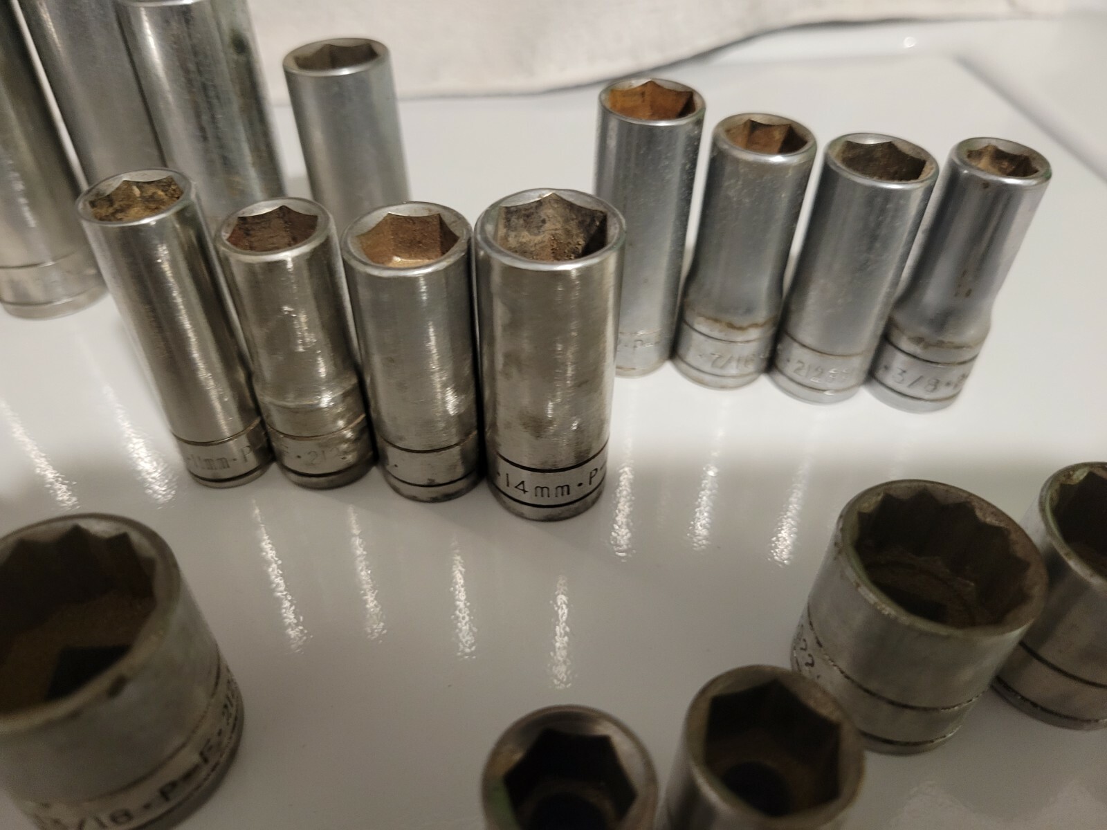 P-f tools ratchet and socket lot of over 35