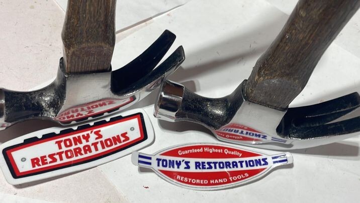 Vintage Polished Dayton Claw Hammers both Model 4X681A