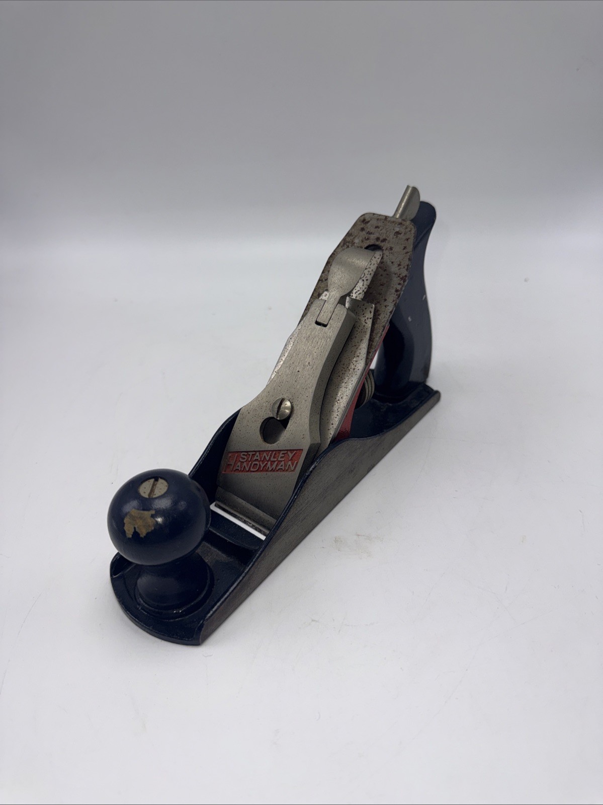 Vintage 9 inch Stanley Handyman Wood Plane Carpenter Hand Tool USA