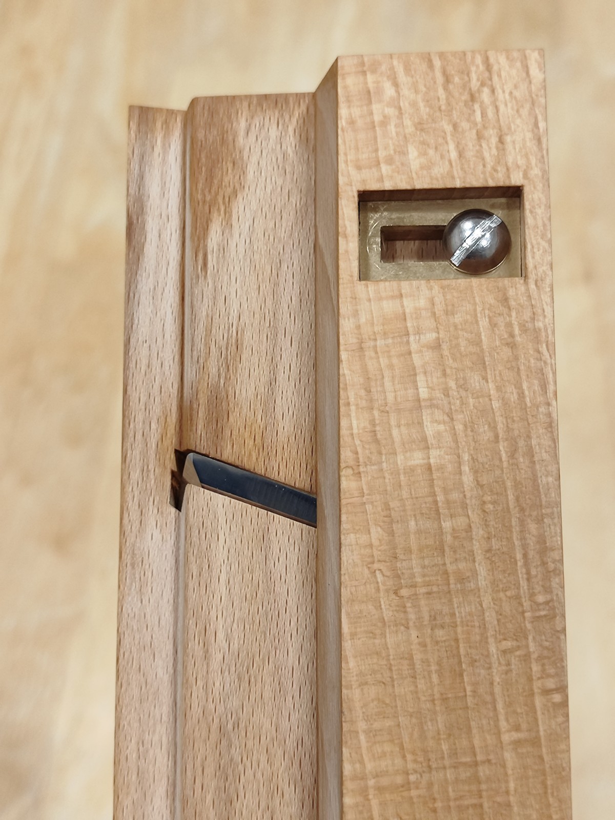 Traditional wooden Skewed Panel Raiser Plane , Made In 2026