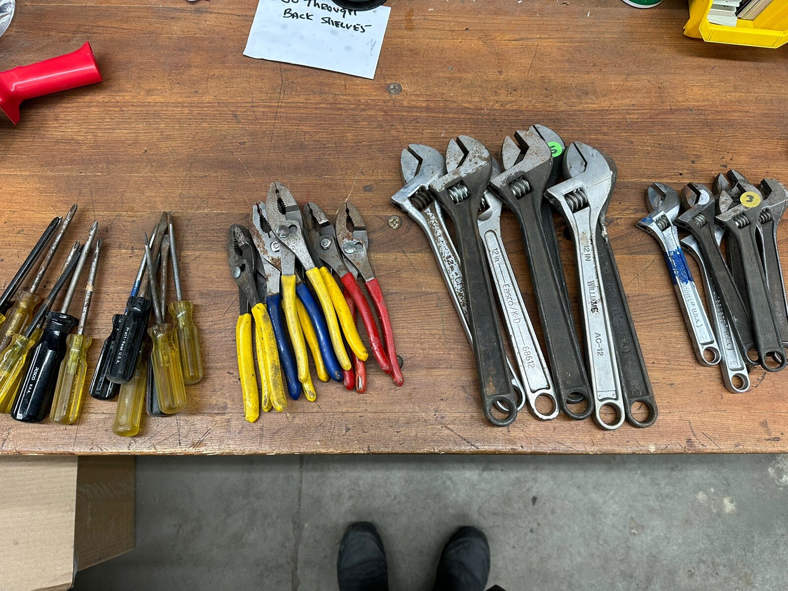 Crescent 8” And 12” Wrenches Pliers And Philips Screwdrivers Bag m35a2 eBay73