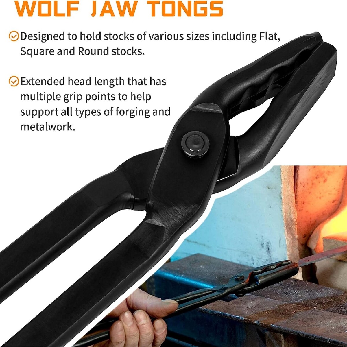 Knife Making Blacksmith Tongs Set Beginner Starter Bladesmith Tool Anvil Forge