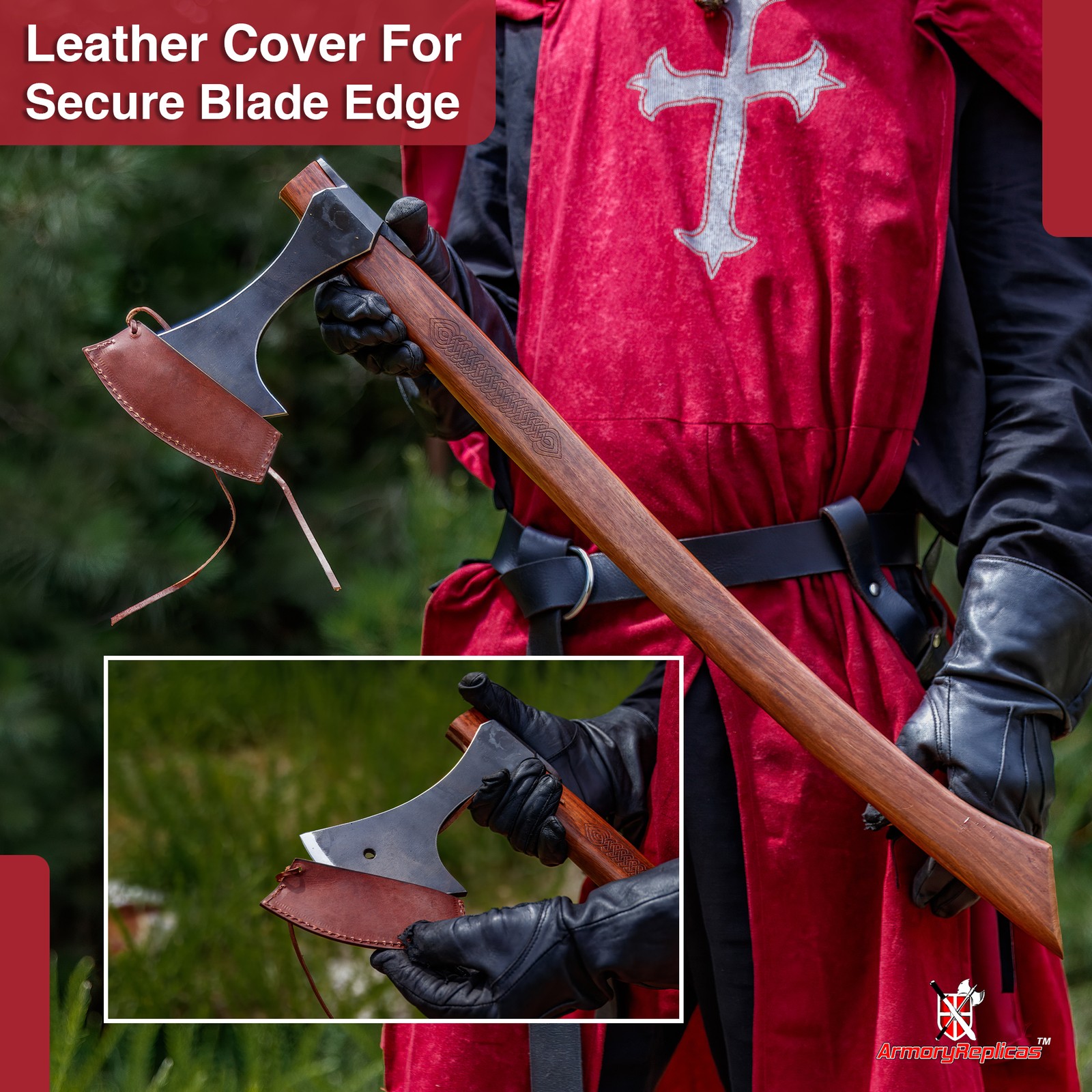 CUSTOM HAND FORGED HIGH CARBON STEEL VIKING AXE FULLY FUNCTIONAL BATTLE READY