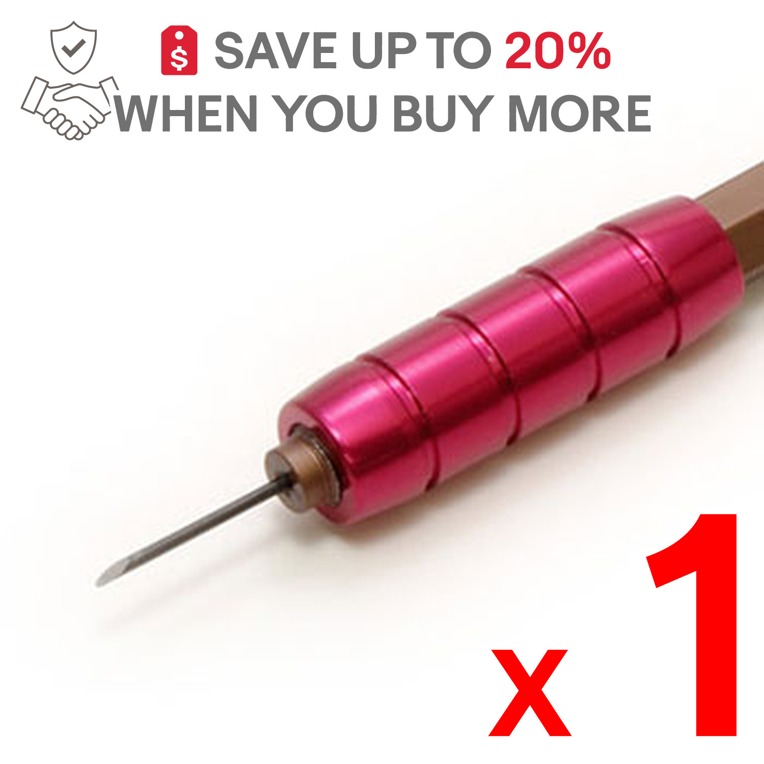 US ONLY x1 Wave HT-516 HG Narrow Engraving Chisel Round Blade 3.5mm