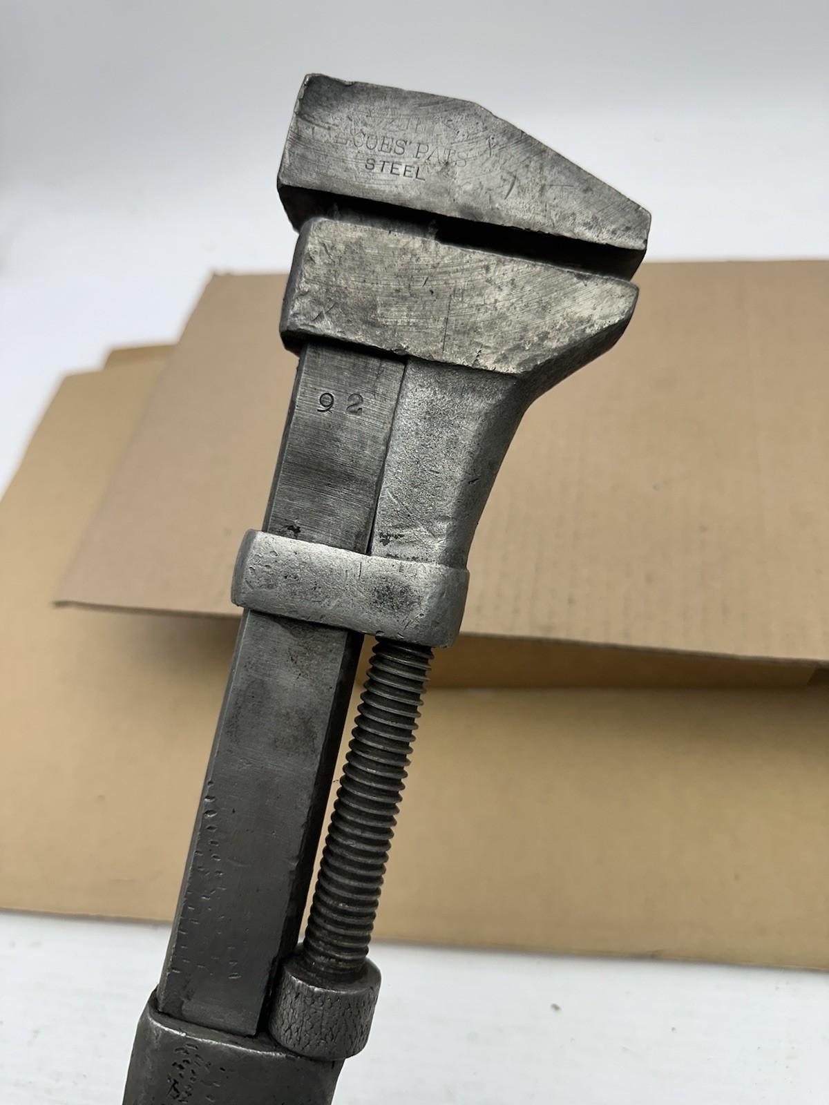 Antique All Steel Vintage COES Wrench Co Monkey Pipe Springfield Mass. USA *READ