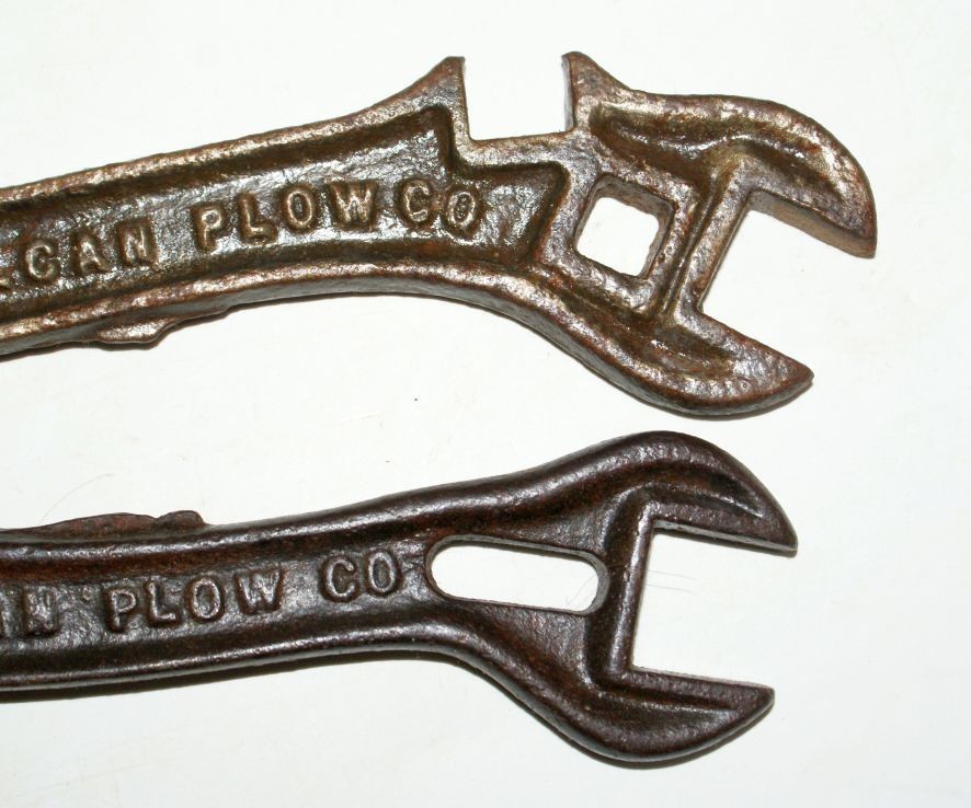 2 VULCAN Plow Farm Implement Wrenches Tools Evansville IN