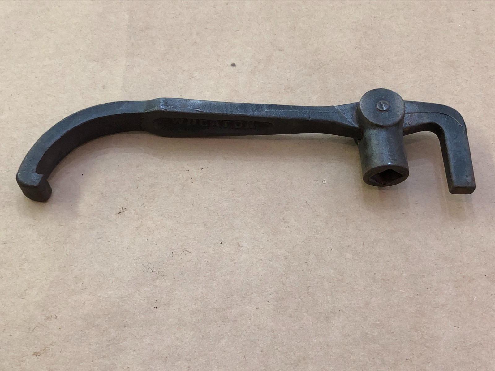 Vintage Wheaton No. 12 Tank Truck Valve Handle Socket Spanner Wrench