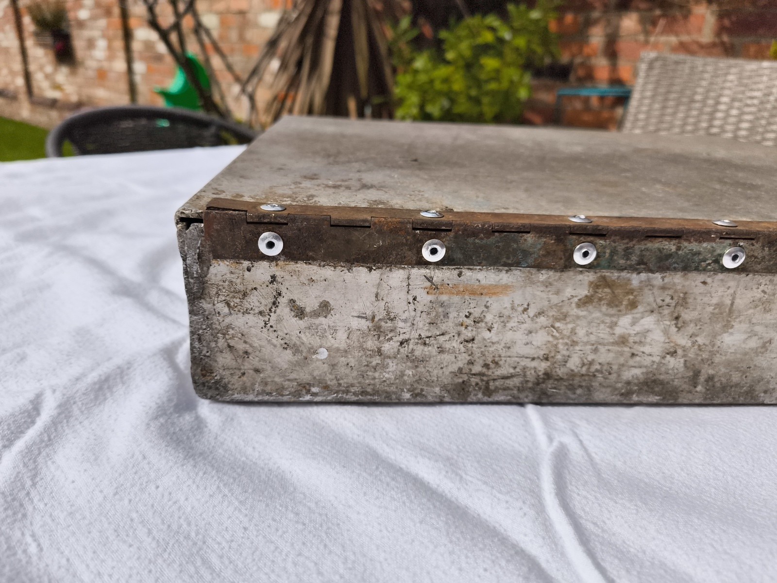 Industrial Aluminium Tool Box Engineers Case Storage Decor Retro Vintage TV Prop
