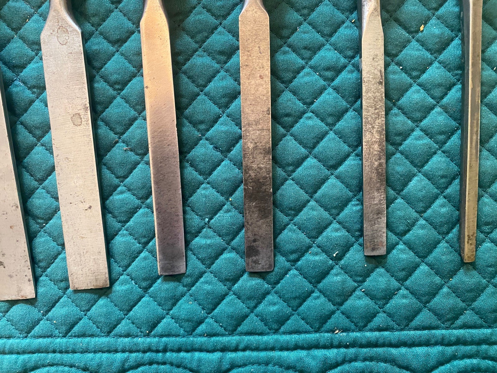 Stanley No. 40 Bevel Edge Bench Chisel Set Of 8