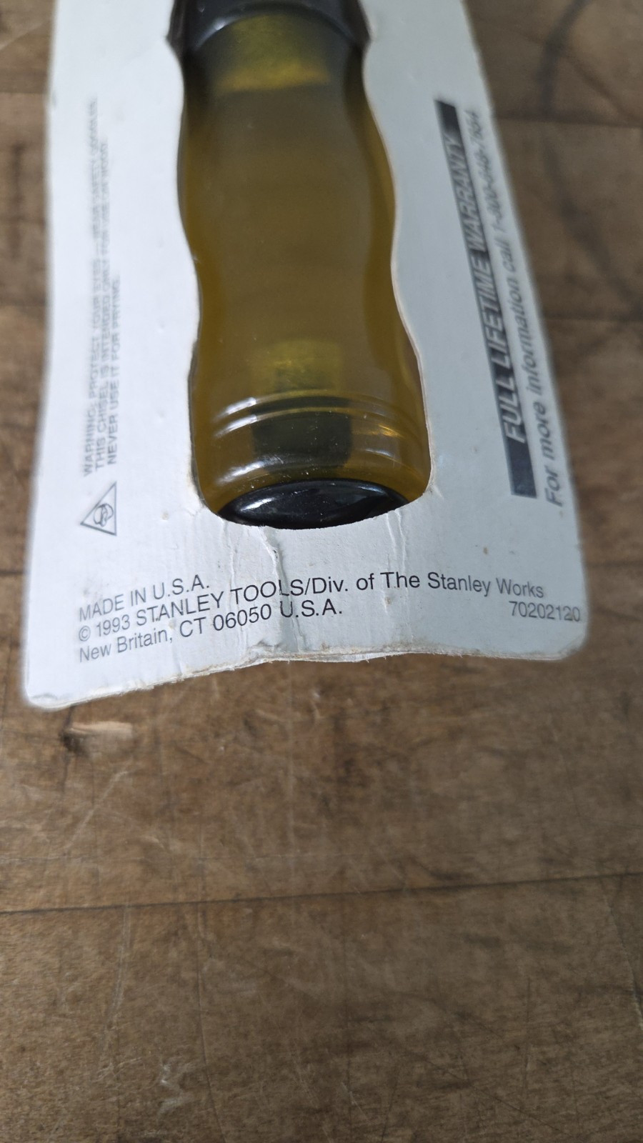 Vintage Stanley 3/4” Wood Chisel Bevel Edge Contractor Grade (16-907) USA