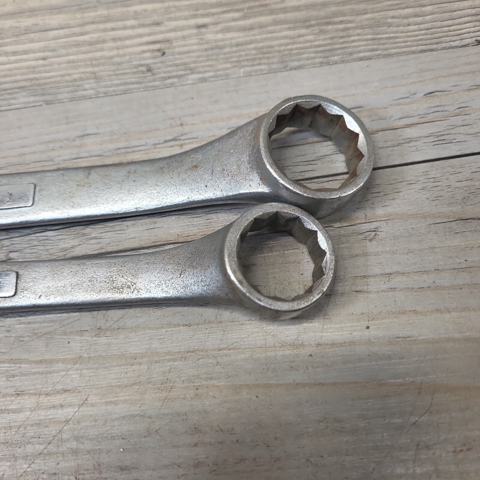 Craftsman Vanadium 7/8 x 13/16 + 15/16 X 1 Offset Box End Wrenches CI USA