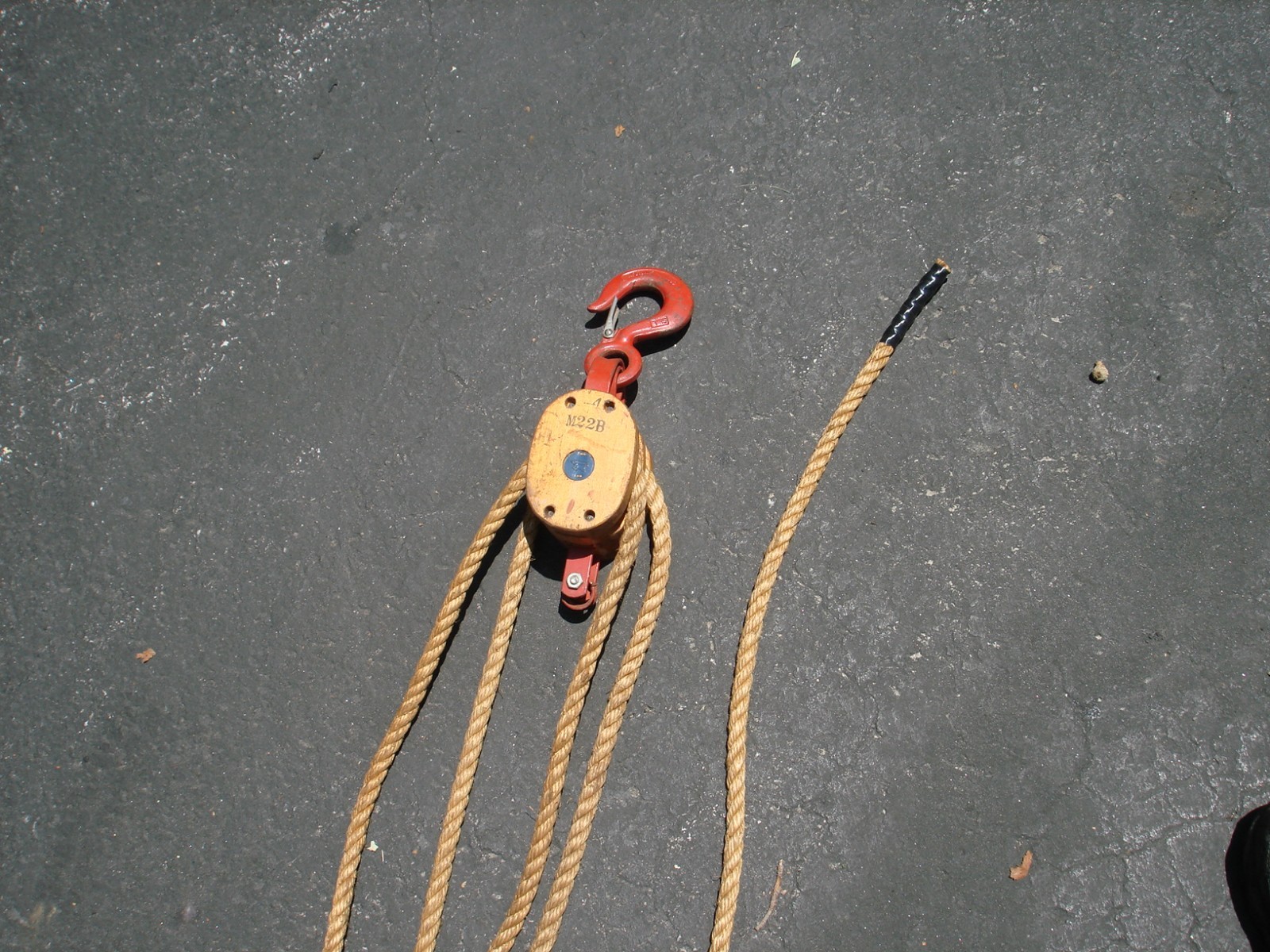 VTG Anvil Brand M22B Block & Tackle Fence Stretcher/Hoist 3 Piece Set 20 Foot