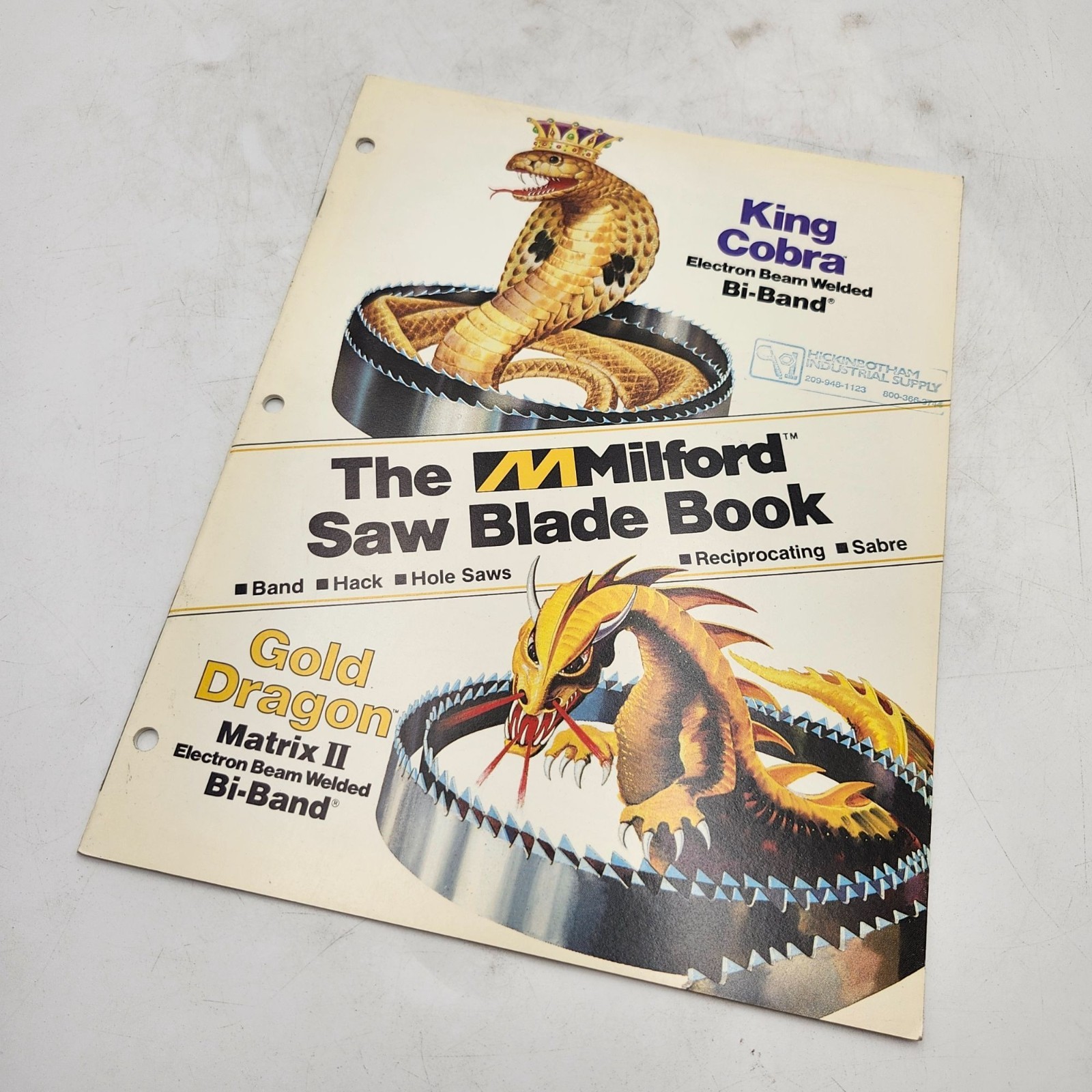 Milford Products Corporation Saw Blade Book 1979