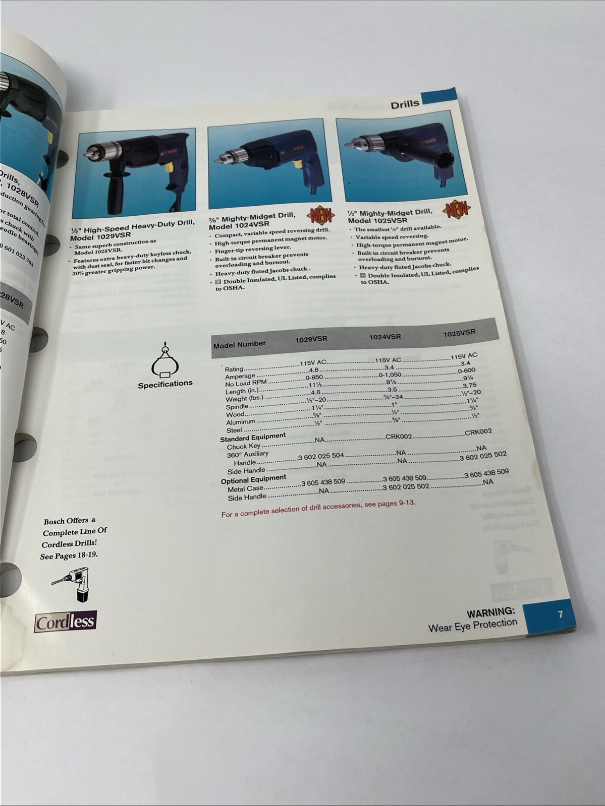 Original Vintage Catalog1992 BOSCH – precision power tolls & accessories; 138pgs