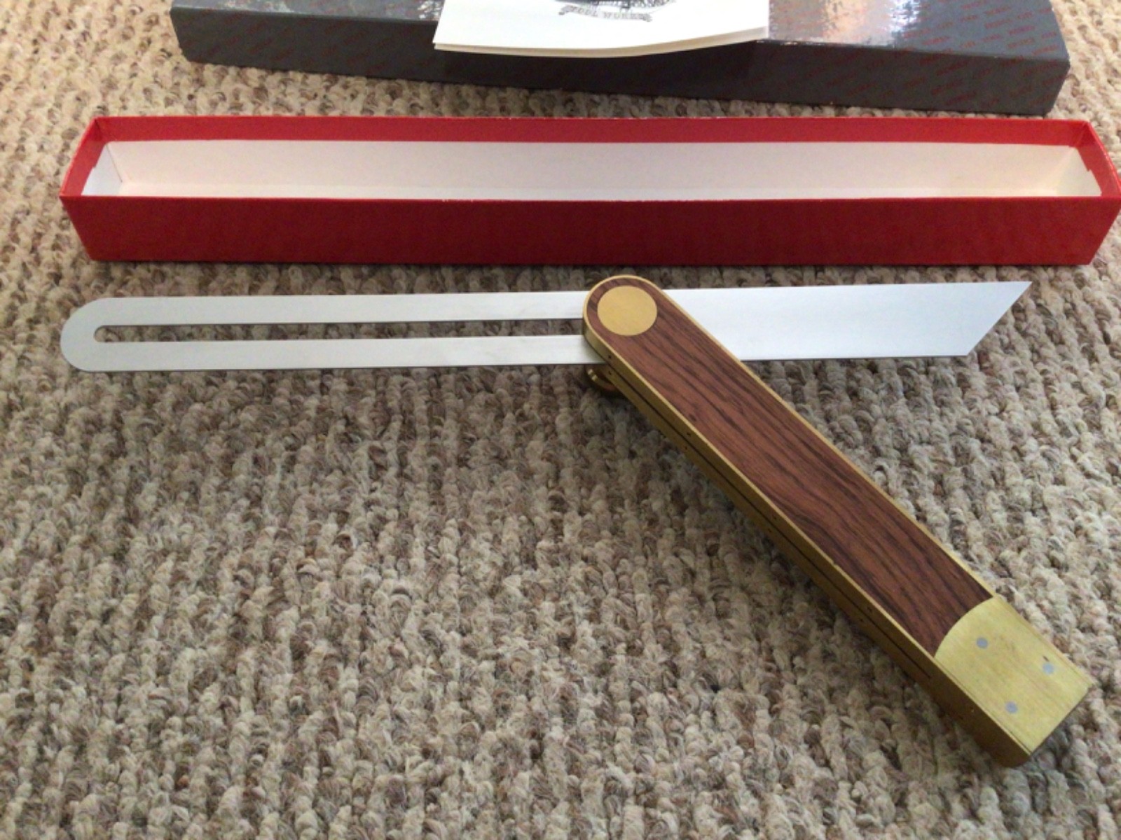 Vintage Bridge City Tool Works Made in USA TB-3 T-Bevel w Box & Paperwork