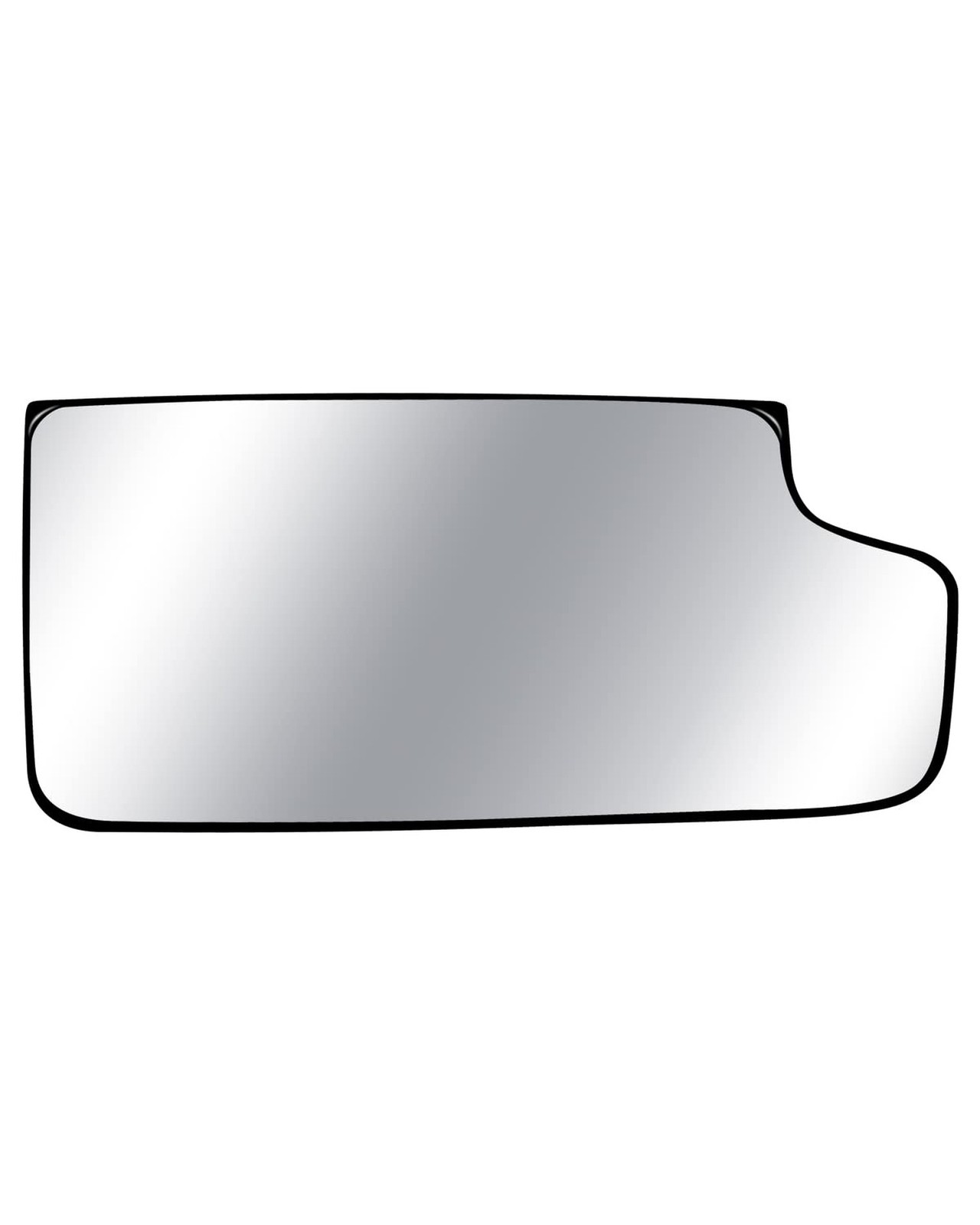 Passenger Side Lower Heated Mirror GlassFit for Chevy Silverado GMC Sierra 15…