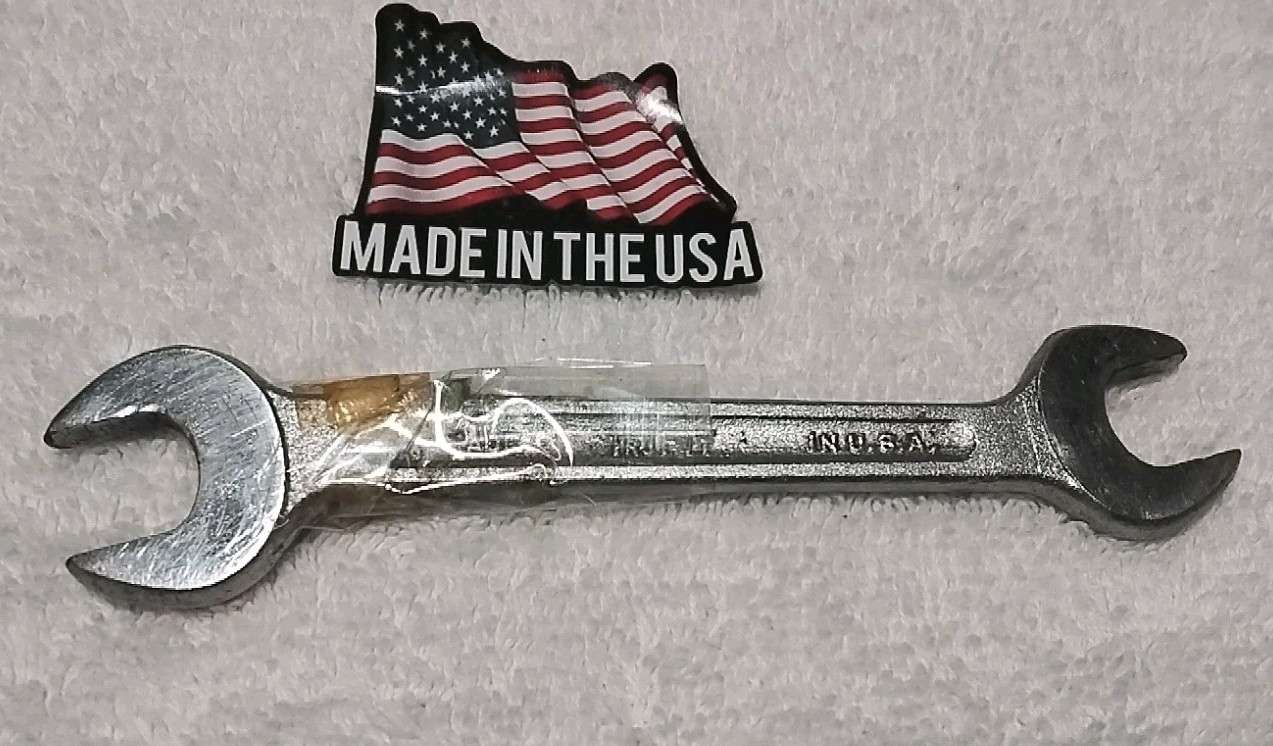TRU-FIT 9/16″×1/2″ OPEN END WRENCH SAE USA 🇺🇸 ” VINTAGE “