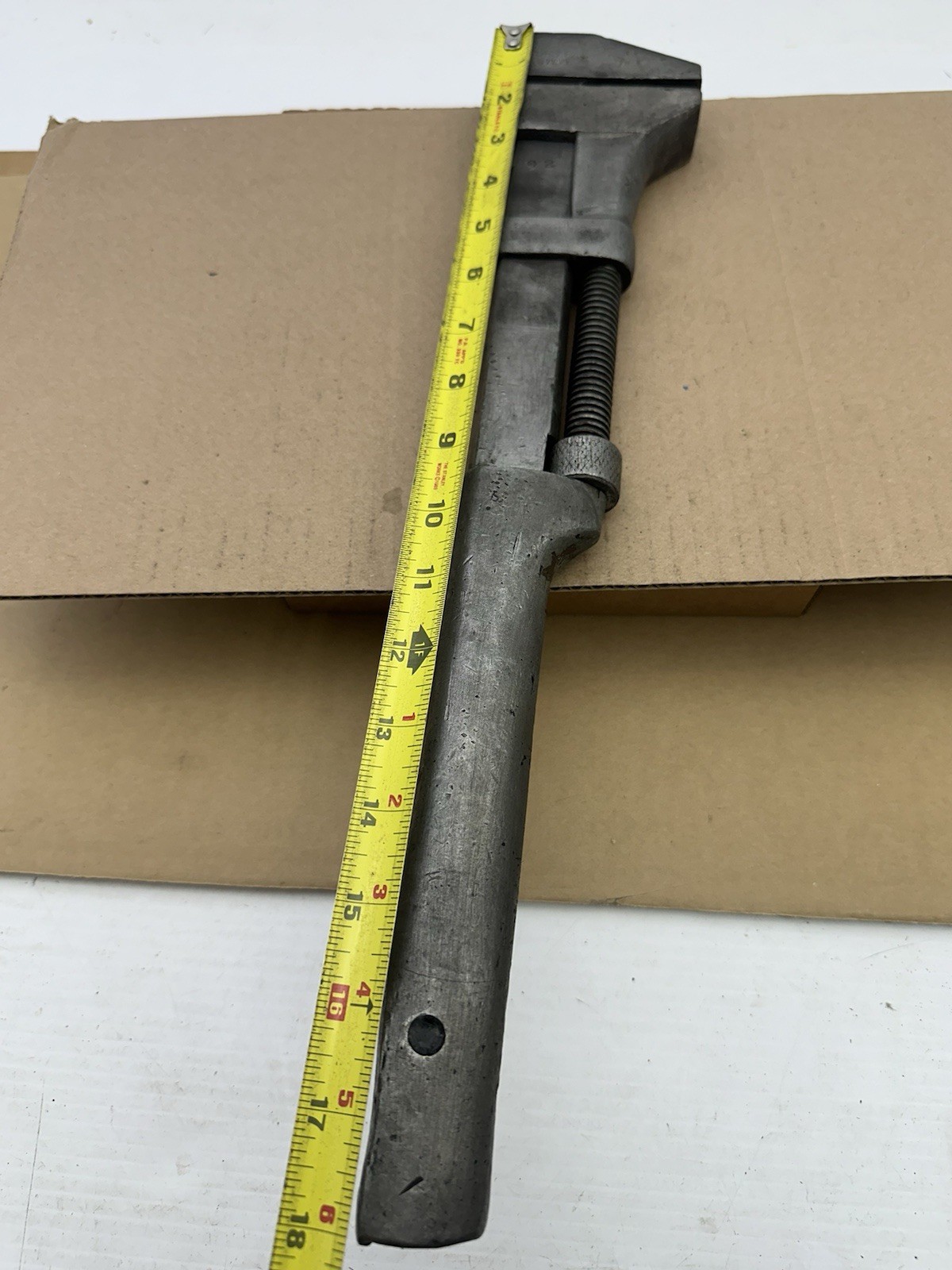 Antique All Steel Vintage COES Wrench Co Monkey Pipe Springfield Mass. USA *READ