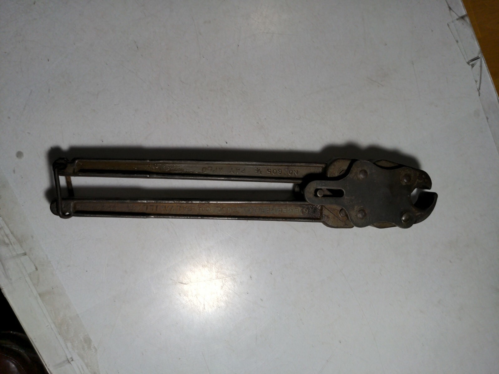 Briegel Method Tool Galva made Conduit Crimper # 605 1/2