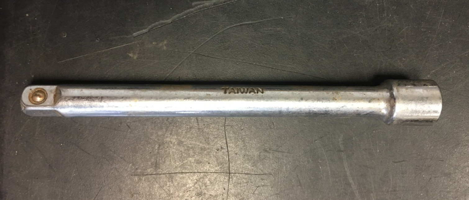 Socket Extension 3/8″ Drive 6″ Long, CHROME FINISH, TAIWAN