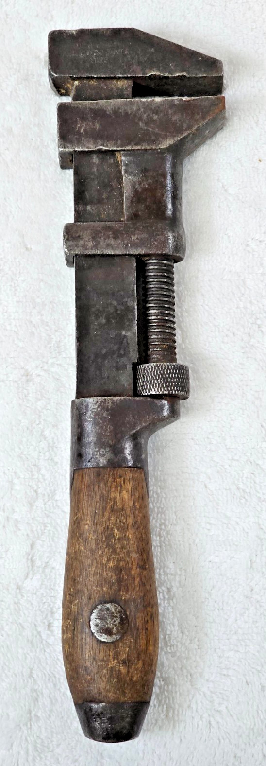 VTG Coes Wrench Co 10″ Adjustable Monkey Wrench Worcester Mass USA F253